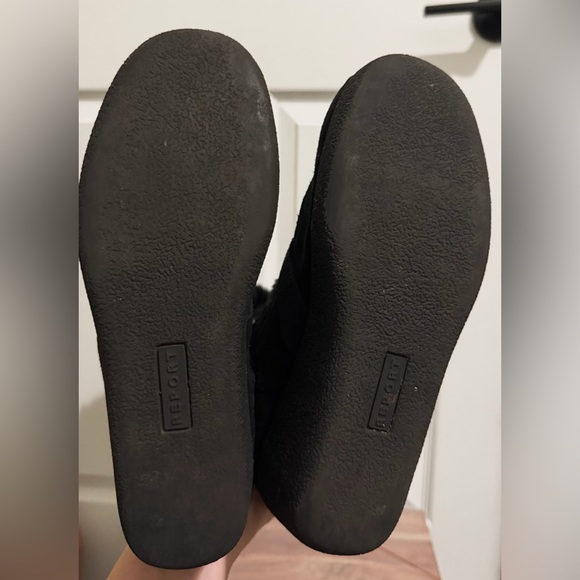 Report Women's Black Fur-Outlined Suede Boots - Picture 8 of 8